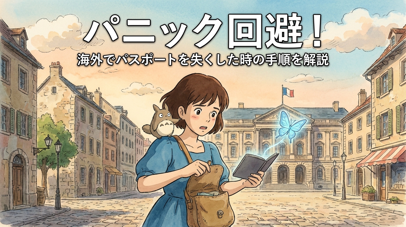 パニック回避！海外でパスポートを失くした時の手順を解説