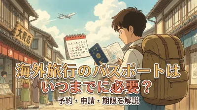海外旅行のパスポートはいつまでに必要？予約・申請・期限を解説