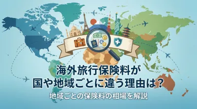 海外旅行保険料が国や地域ごとに違う理由は？地域ごとの保険料の相場を解説