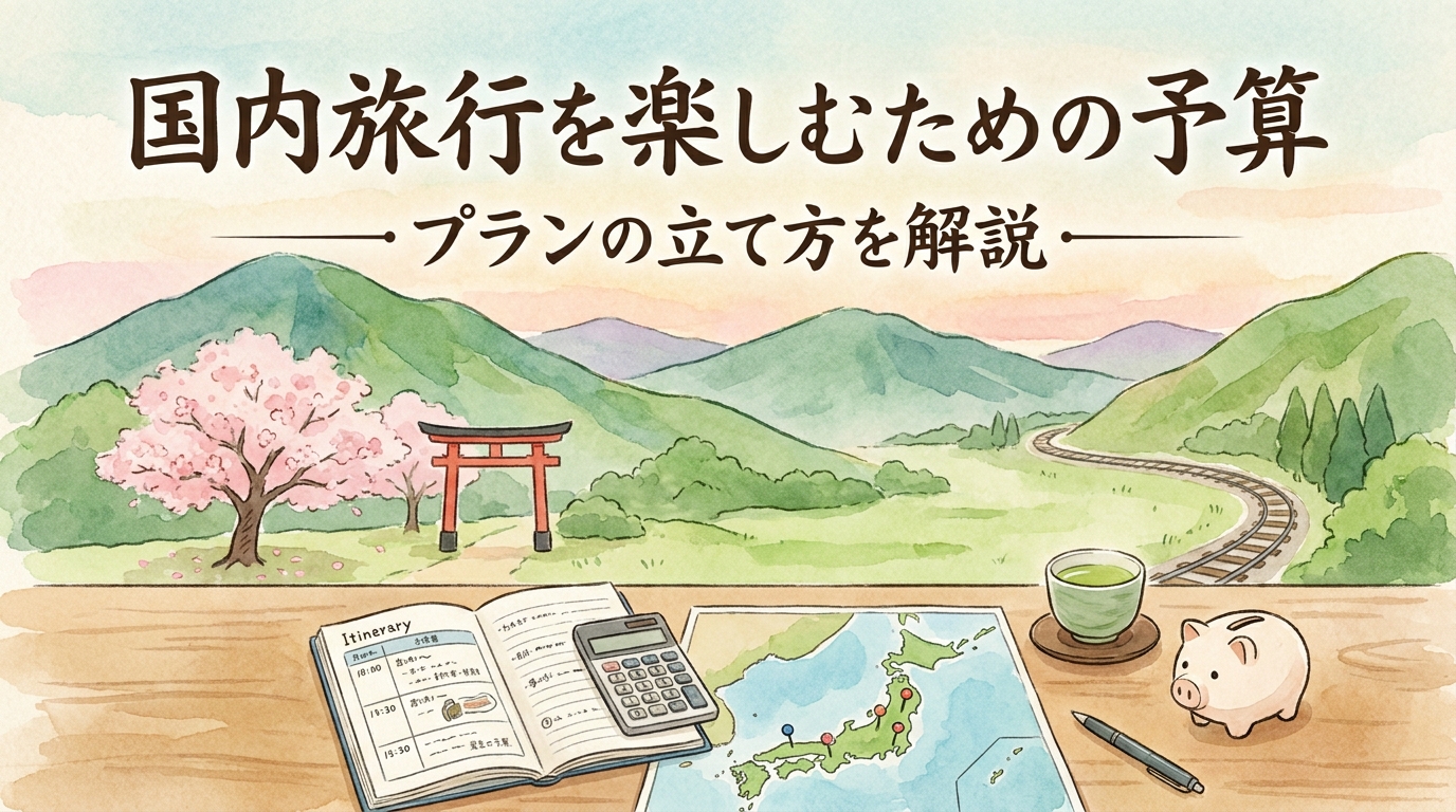 国内旅行を楽しむための予算・プランの立て方を解説