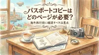 パスポートコピーはどのページが必要？海外旅行前に確認すべき注意点