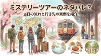 ミステリーツアーのネタバレ？当日の流れと行き先の実例を紹介
