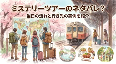 ミステリーツアーのネタバレ？当日の流れと行き先の実例を紹介