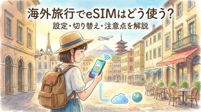 海外旅行でeSIMはどう使う？設定・切り替え・注意点を解説