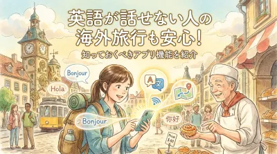 英語が話せない人の海外旅行も安心！知っておくべきアプリ機能を紹介