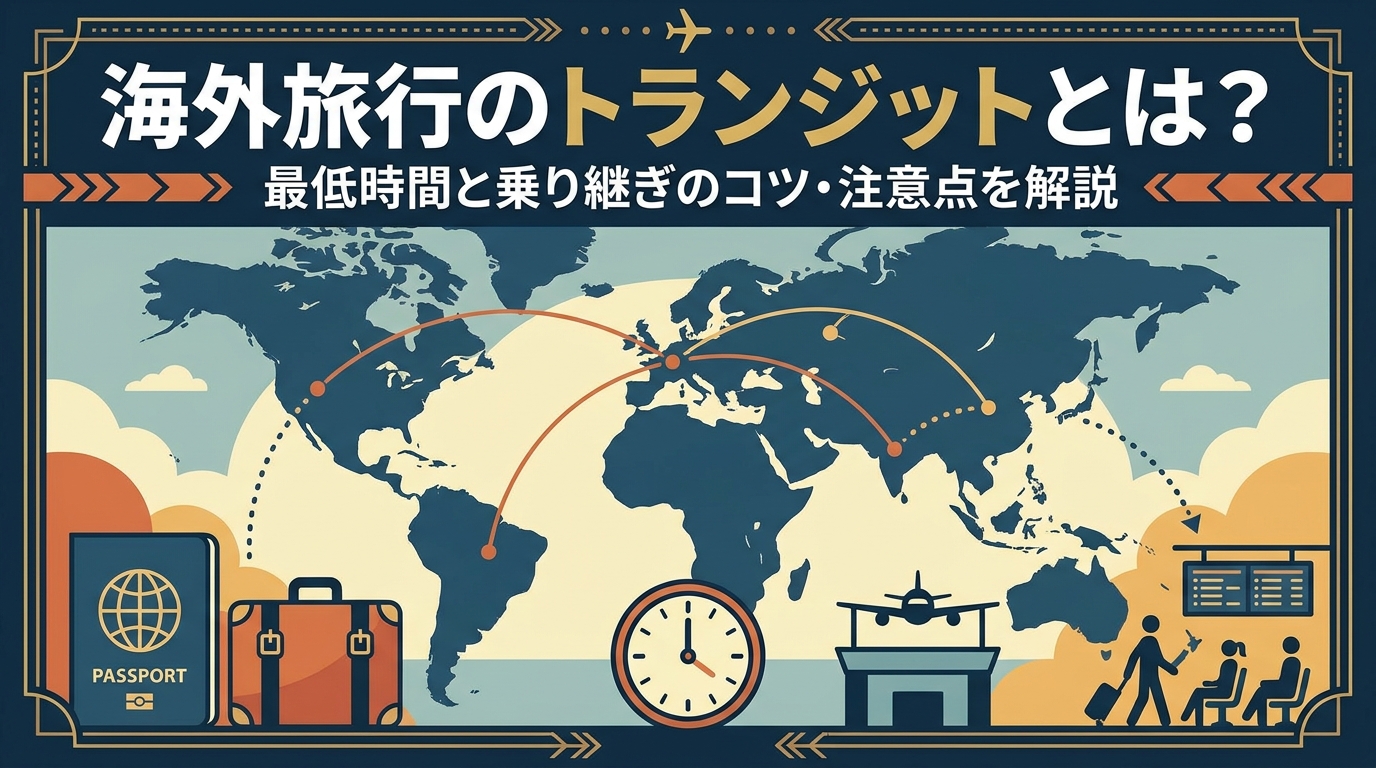 海外旅行のトランジットとは?最低時間と乗り継ぎのコツ・注意点を解説