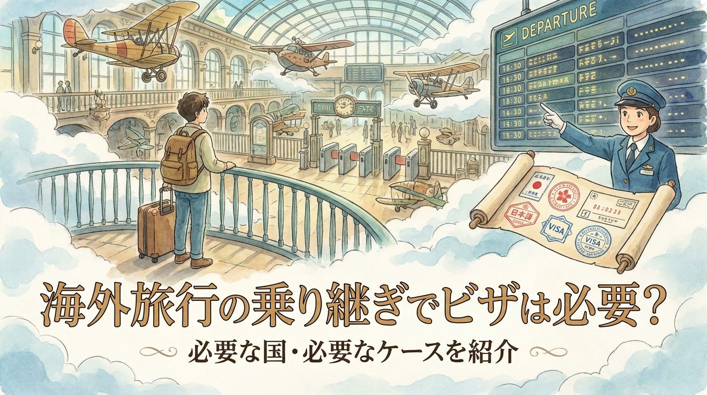 海外旅行の乗り継ぎでビザは必要？必要な国・必要なケースを紹介