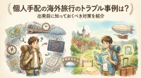 個人手配の海外旅行のトラブル事例は？出発前に知っておくべき対策を紹介