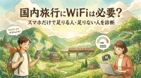 国内旅行にWiFiは必要？スマホだけで足りる人・足りない人を診断