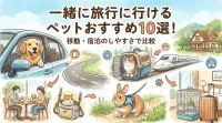 一緒に旅行に行けるペットおすすめ10選！移動・宿泊のしやすさで比較