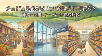 チェジュ島観光のお土産はどこで買う？市場・空港・スーパーを徹底比較
