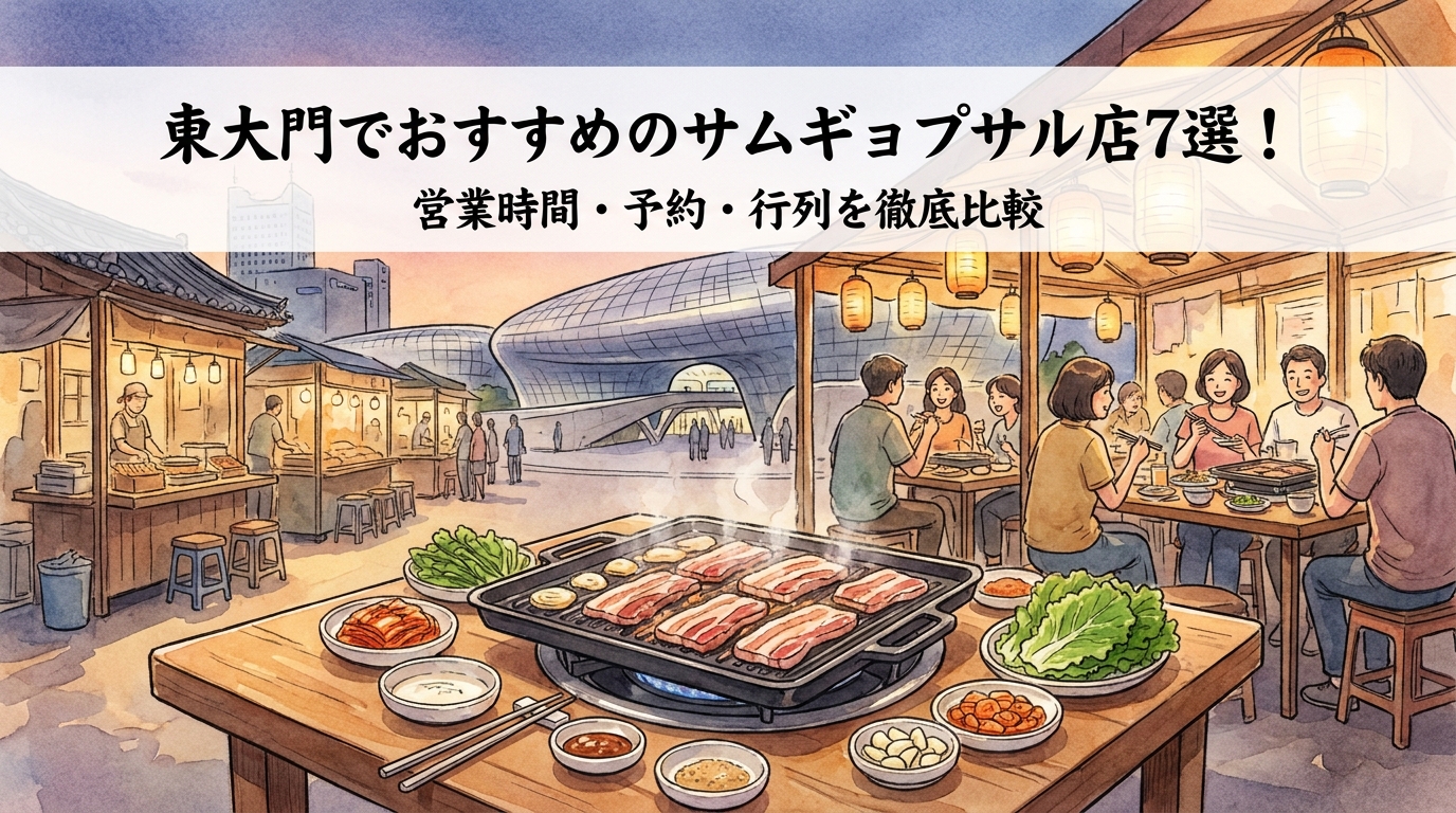東大門でおすすめのサムギョプサル店7選！営業時間・予約・行列を徹底比較