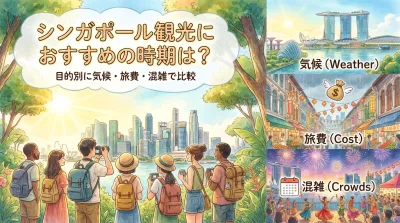 シンガポール観光におすすめの時期は？目的別に気候・旅費・混雑で比較