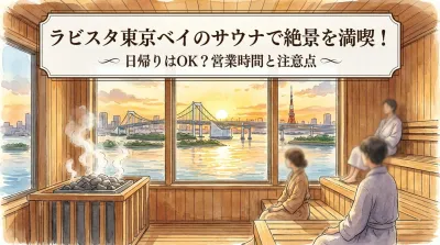 ラビスタ東京ベイのサウナで絶景を満喫！日帰りはOK？営業時間と注意点