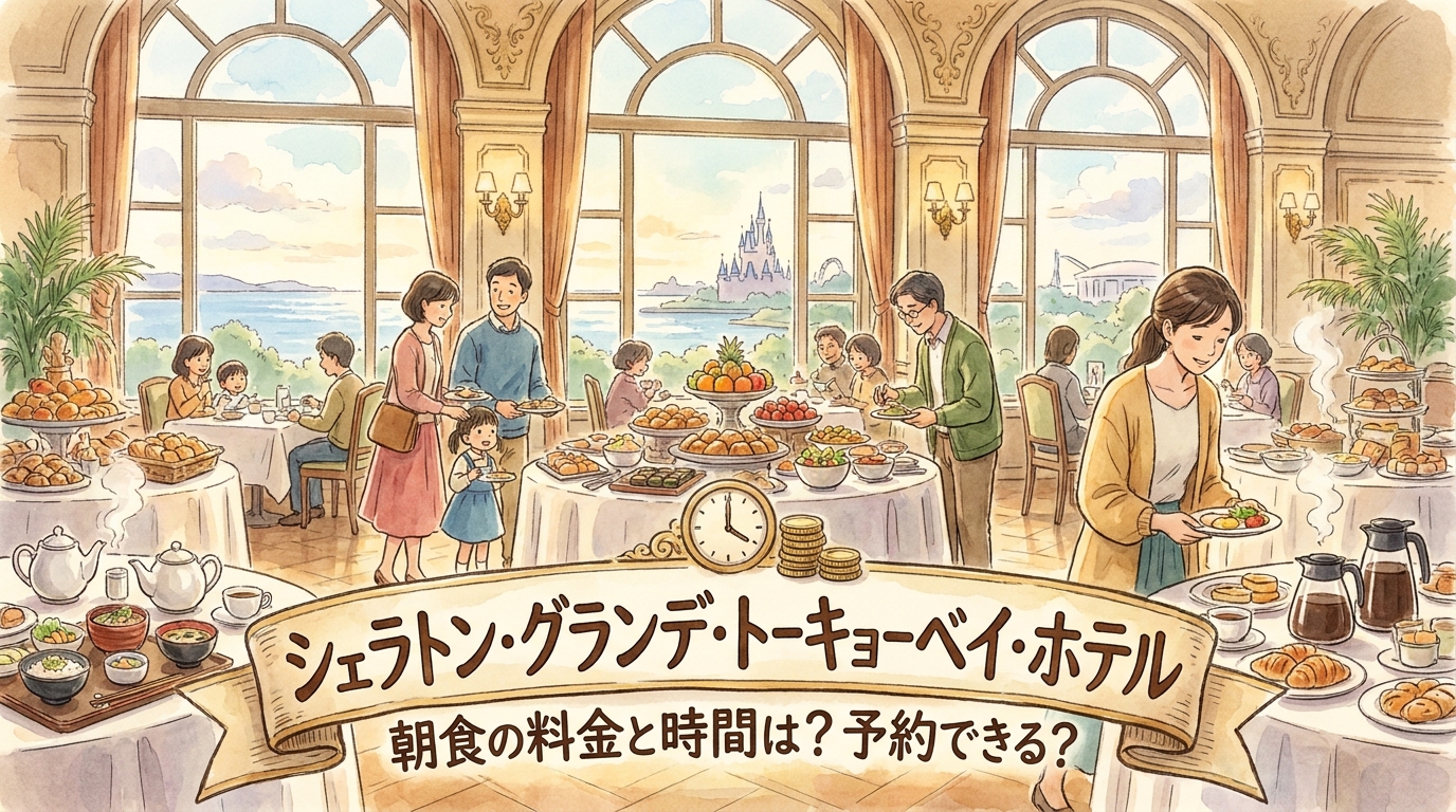シェラトン・グランデ・トーキョーベイ・ホテル 朝食の料金と時間は?予約できる?