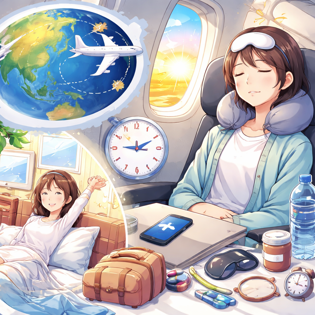 時差ボケが起こるメカニズムとは