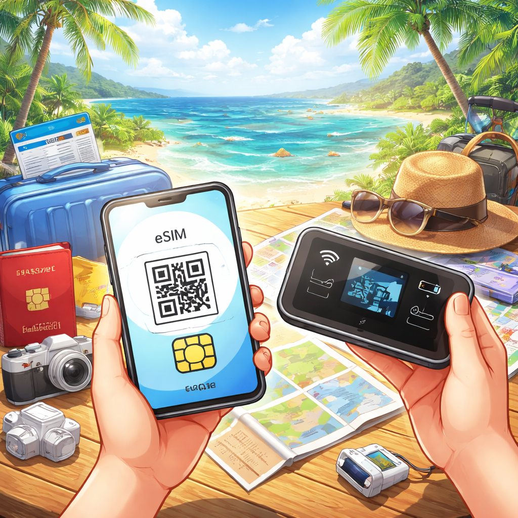 eSIMとポケットWiFi、それぞれに適したケースとは