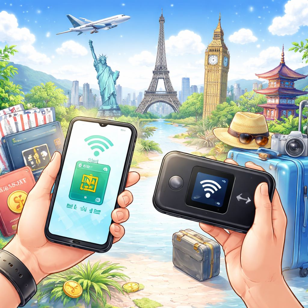 eSIMとポケットWiFiの基本的な違いを理解する