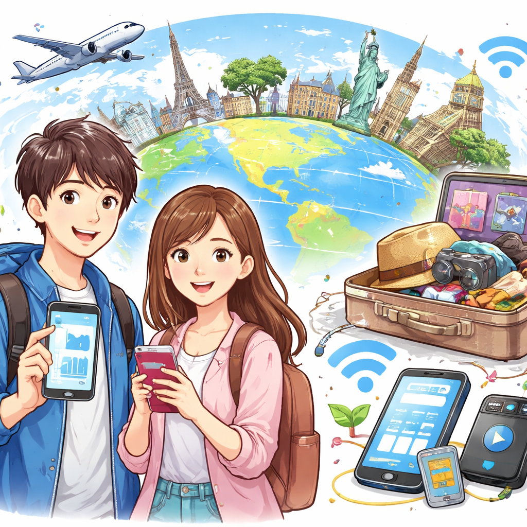 海外旅行で1日に必要なギガ数の結論