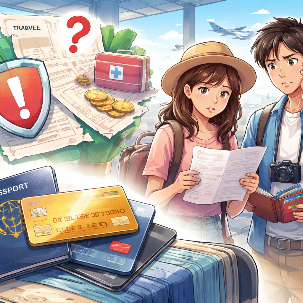 クレジットカードの海外旅行保険だけでは不十分となる可能性が高い