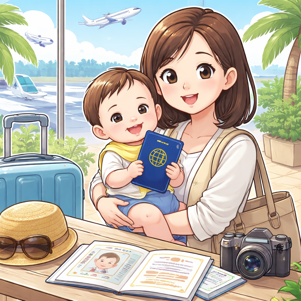 0歳児でも海外旅行にパスポートは必要です