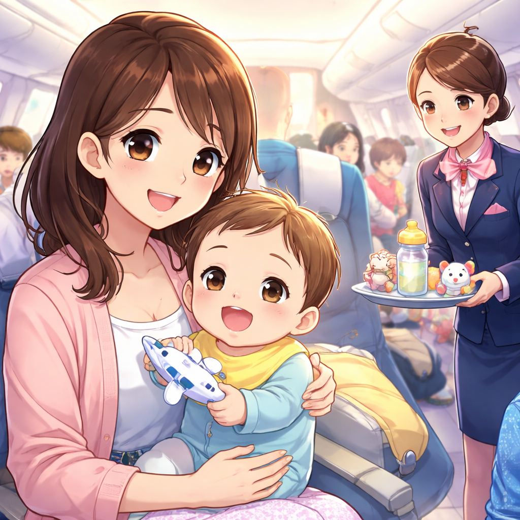 赤ちゃんが飛行機に乗れる条件