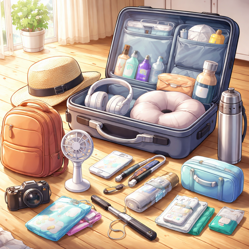 国内旅行を快適にする便利アイテムとは
