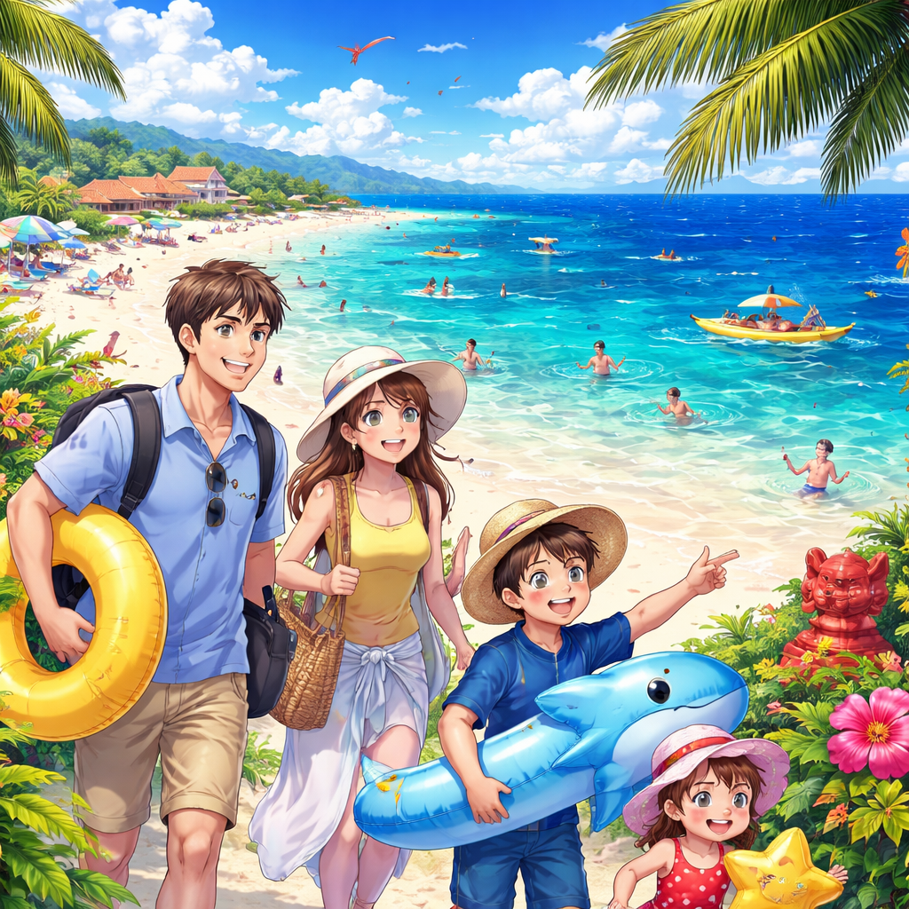 夏の家族旅行で最も人気の高いエリアは沖縄県です