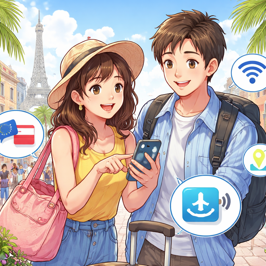 翻訳アプリとオフライン機能の組み合わせが最も効果的です