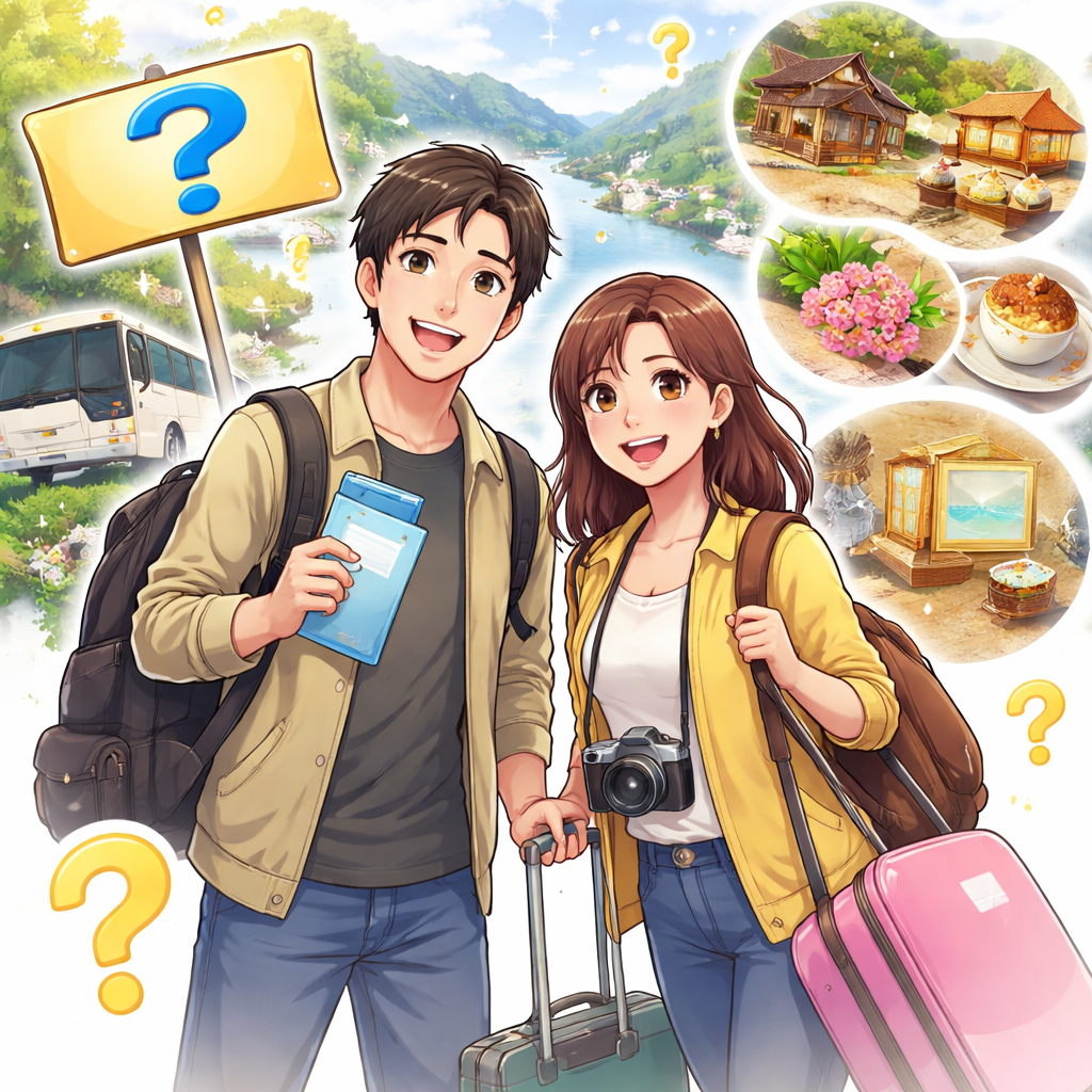 ミステリーツアー1泊2日の料金に含まれる基本項目