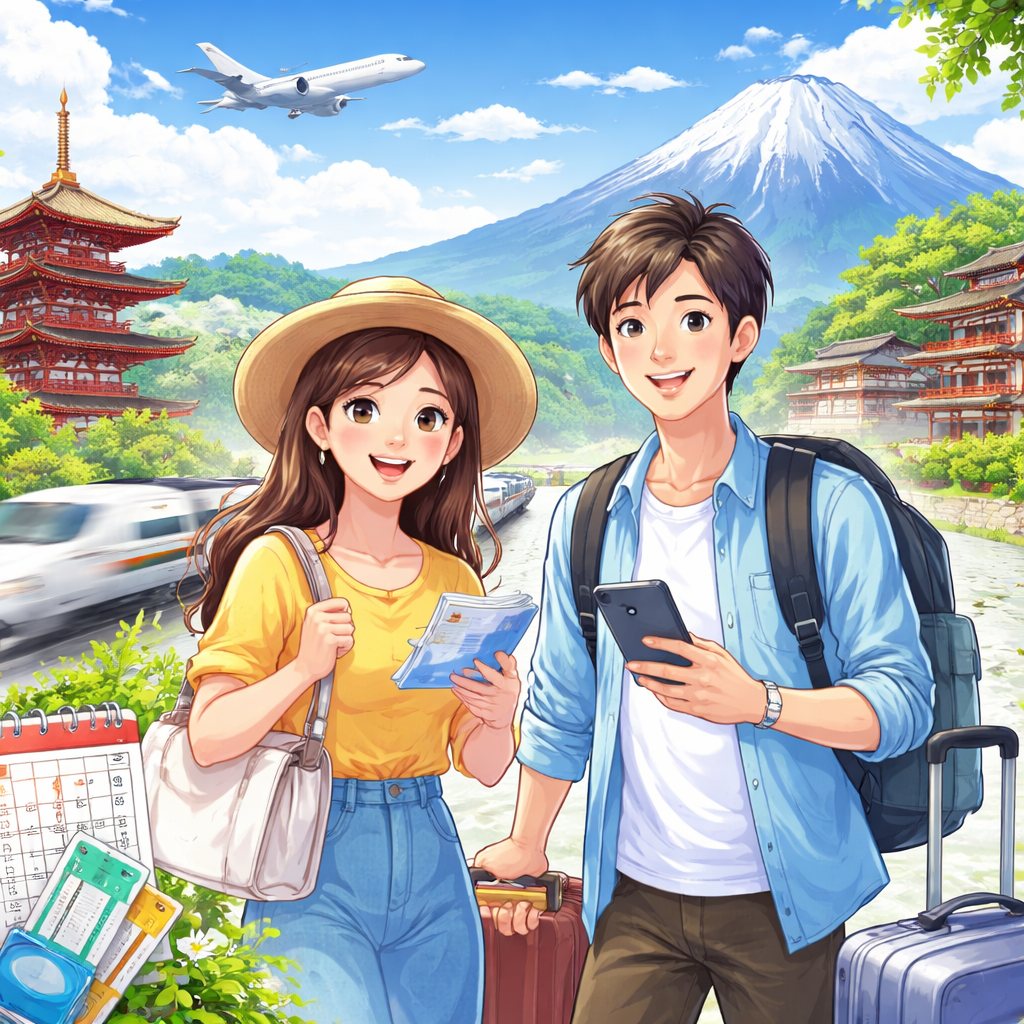 国内旅行フリープランとは：交通と宿がセットになった自由旅行の形