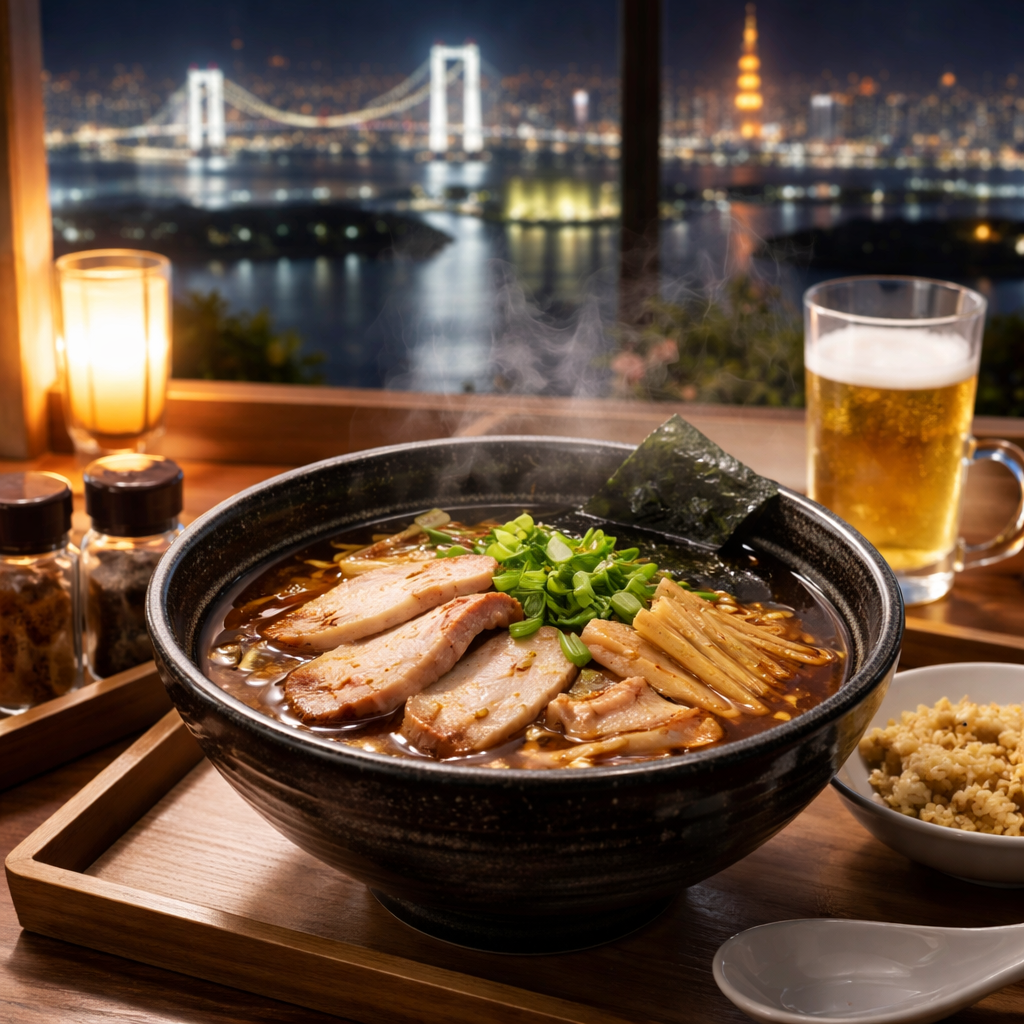 ラビスタ東京ベイの夜鳴きそばは宿泊者限定の無料夜食サービスです