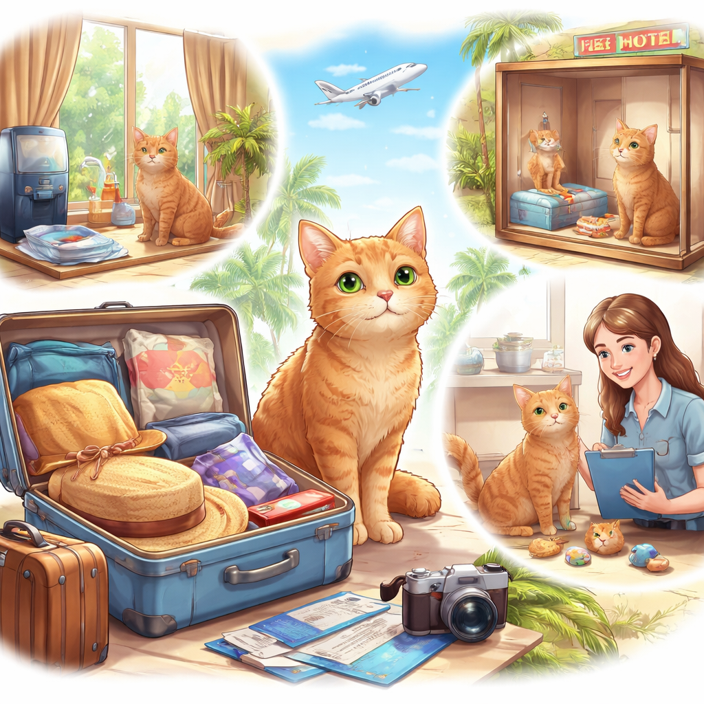 旅行中に猫をどうするか:選択の基本的な考え方