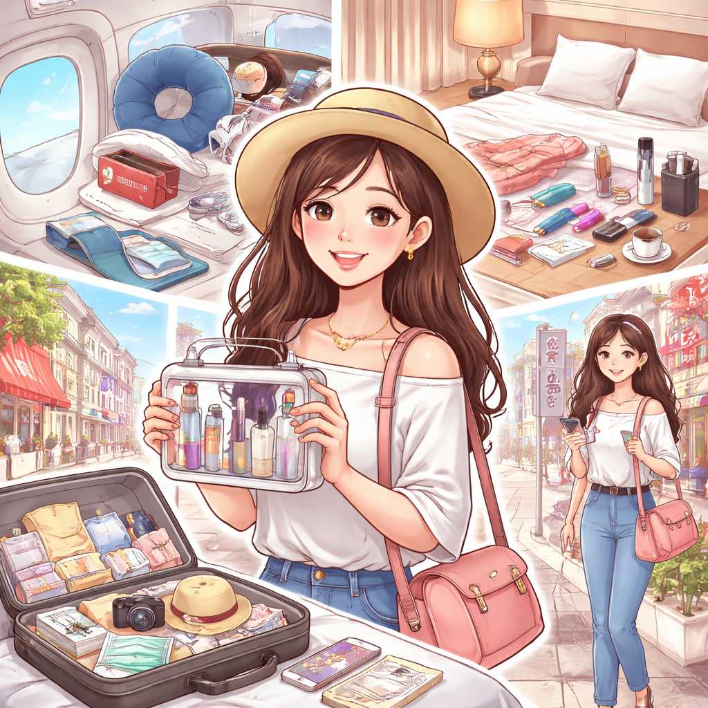 韓国旅行の女子持ち物は3つのシーン別に整理するのが最善です